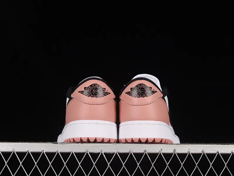 All categories Air Jordan Jordan series basketball shoes Air Jordan 1 Low G version pure original Air Jordan 1 Low Golf "Rust Pink" AJ1 Joe 1 new golf version black and white pink DD9315-106